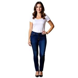 Michael Kors Women's Skinny Jeans in Deep Blue Wash